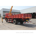 Dongfeng 5ton LHD truck mounted crane